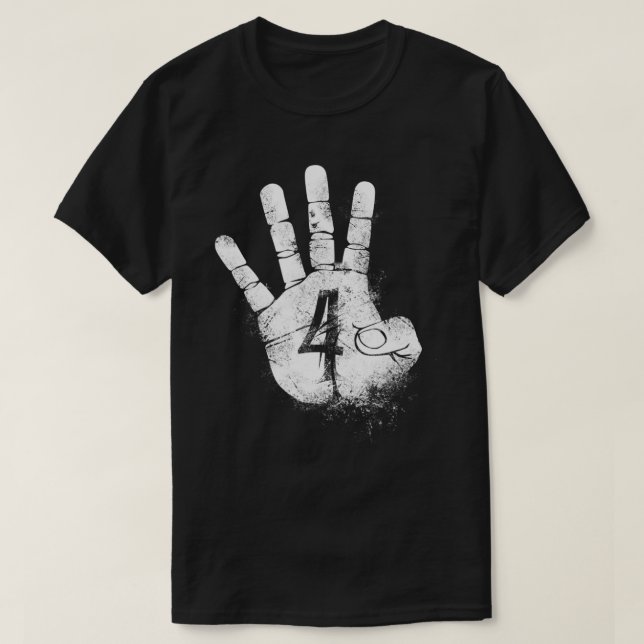 ANTAL FYRA Fantastiska sätt att säga Hej Academy T Shirt (Design framsida)