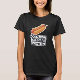 Antal maj Hundar som protein T Shirt