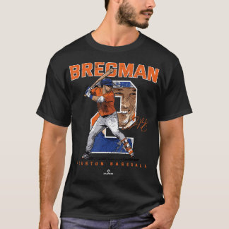 Antal och Porträtt Alex Bregman Houston MLBPA T-S T Shirt