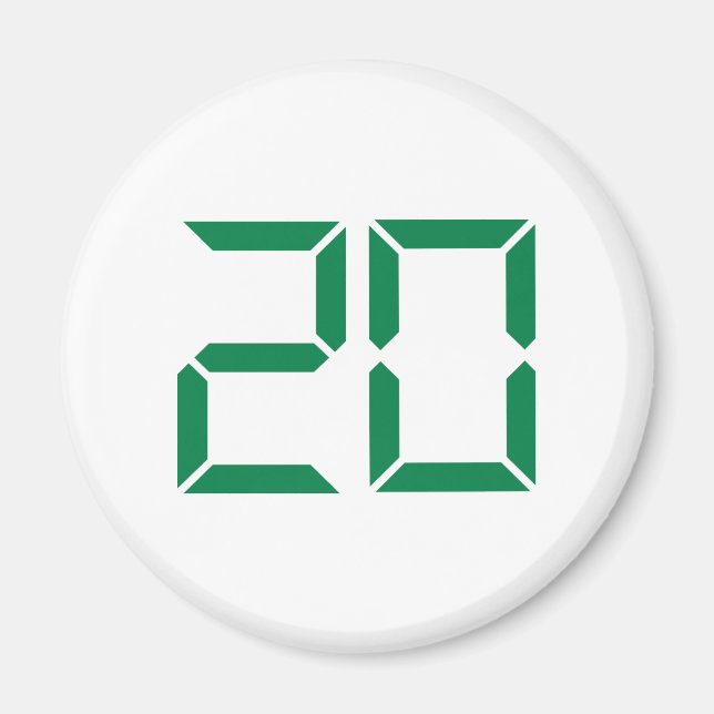 Antal - Tjugo - 20 Magnet (Framsidan)