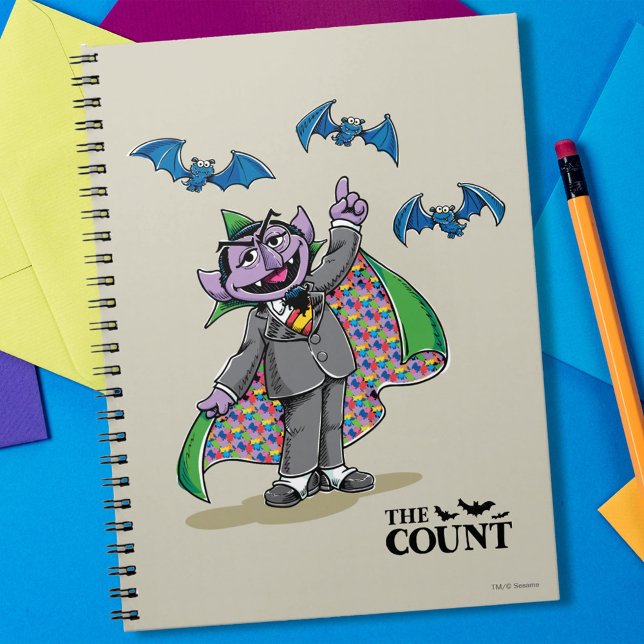 Antal vintagar von Count Anteckningsbok (Notebook on table)