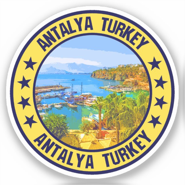Antalya Klistermärken (Framsida)