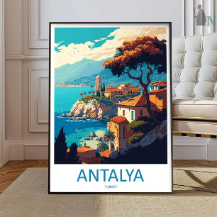 Antalya Resemålning Väggkonst Antalya Vägghängning