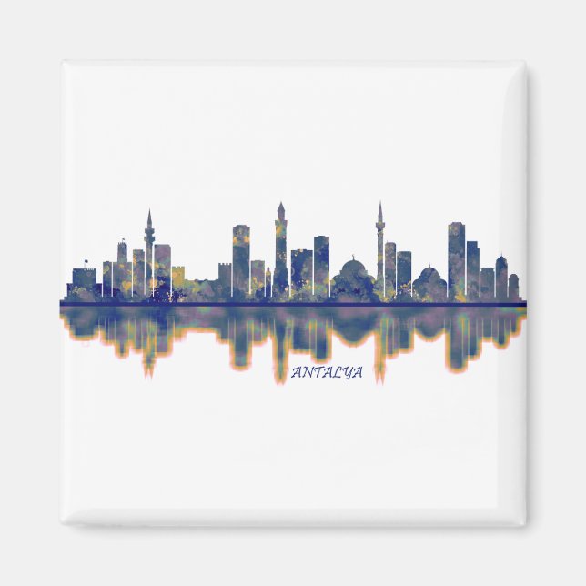 Antalya Skyline Magnet (Framsidan)