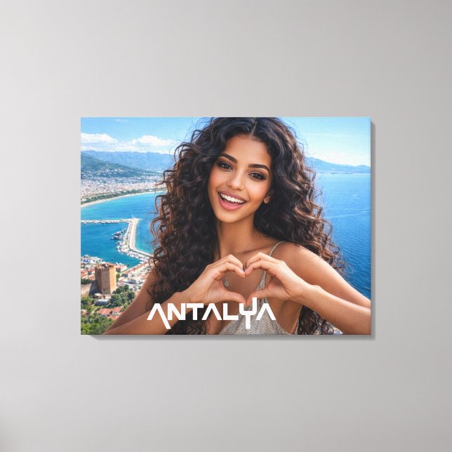 ANTALYA - TURKIET CANVASTRYCK (Framsida)