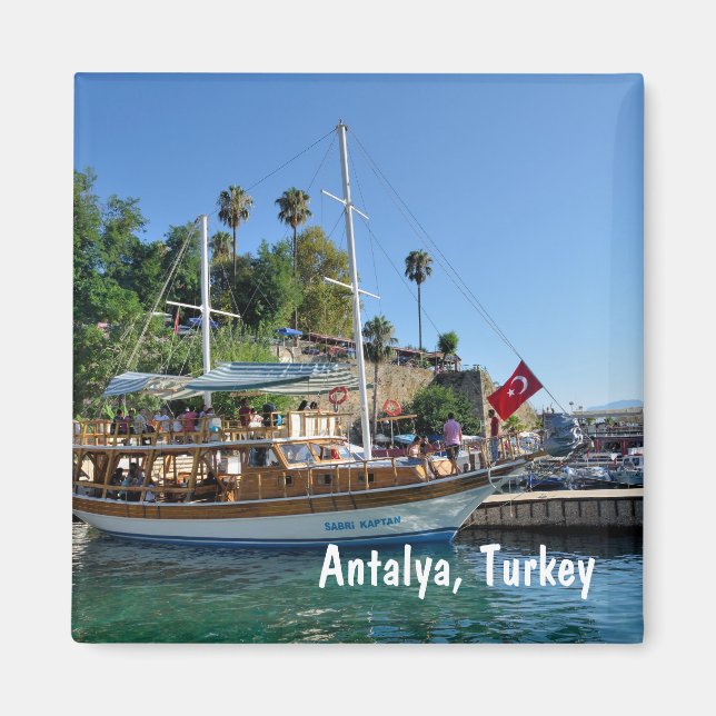 Antalya, Turkiet Magnet (Framsidan)