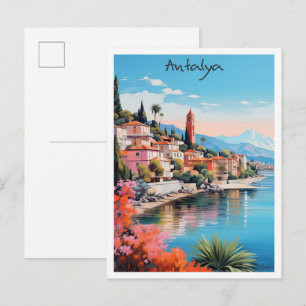 Antalya Turkiet Resaestetik Vykort