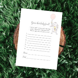 Antar att Baby Food Baby Sprinkle-spelkortet