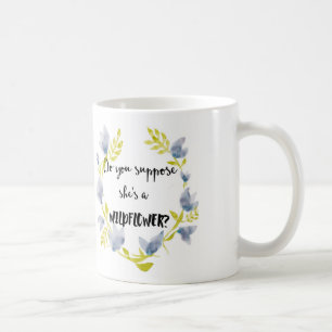 Antar du henne är en vildblommamugg kaffemugg
