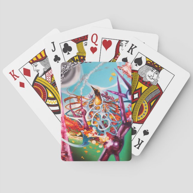 Antarctic Phoen som leker standarda indexansikten Spelkort (Baksidan)