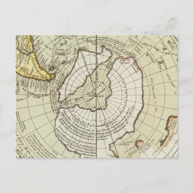 Antarctica 4 vykort (Framsida)