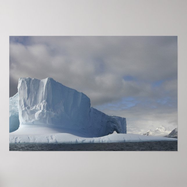Antarctica, Bransfield sund, eftermiddag sol 2 Poster (Framsidan)