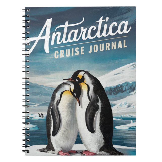 Antarctica Cruise Journal Anteckningsbok (Framsidan)