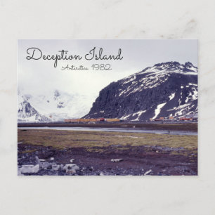 Antarctica Deception Island South Shetland Islands Vykort