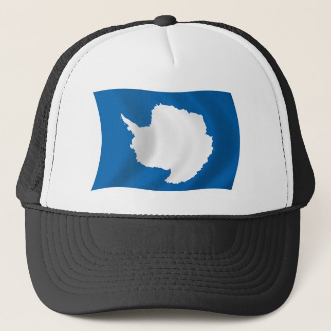 Antarctica Flagga Hat Keps (Framsida)