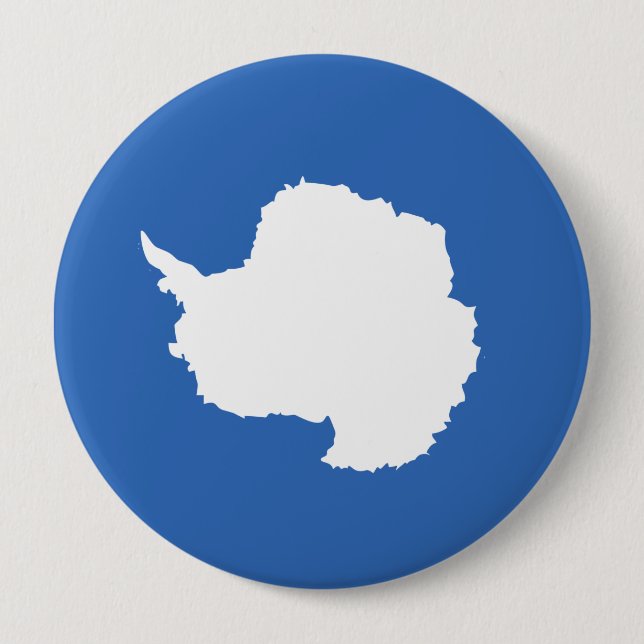 Antarctica Flagga Knapp (Framsida)