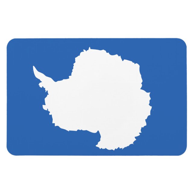 Antarctica Flagga Magnet (Horisontell)