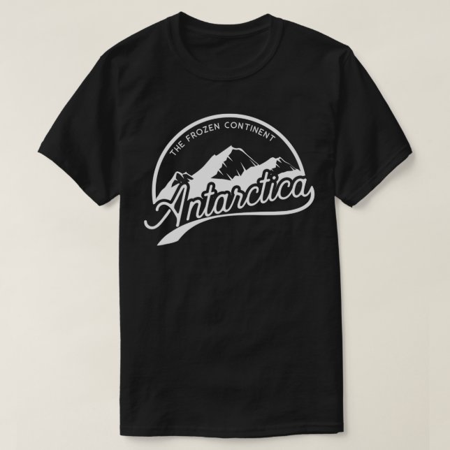 Antarctica Glaciers T Shirt (Design framsida)