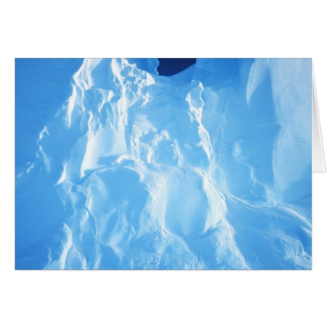 Antarctica Ice Hälsningskort (Framsidan Horizontal)