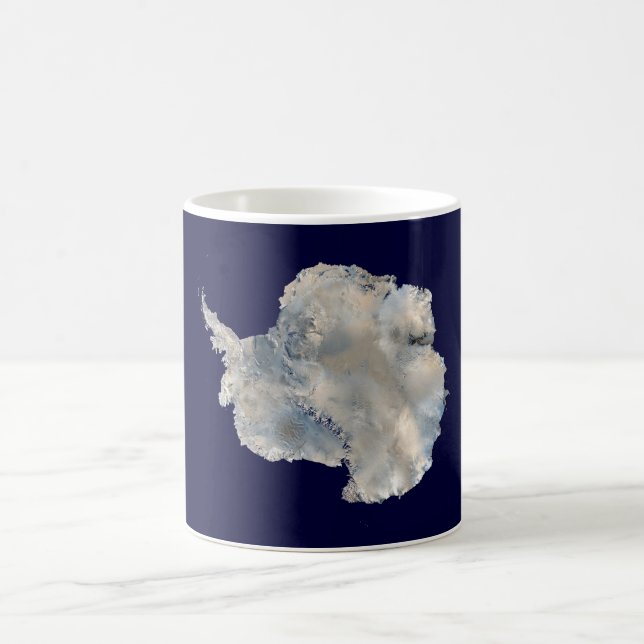 Antarctica (NASA Blue Marble Imagery) Kaffemugg (Center)