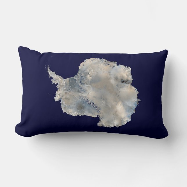 Antarctica (NASA Blue Marble Imagery) Lumbarkudde (Framsida)