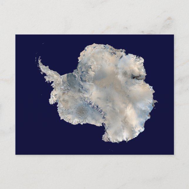 Antarctica (NASA Blue Marble Imagery) Vykort (Framsida)