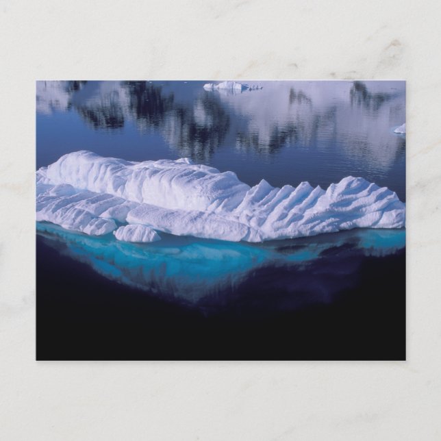 Antarctica, Paradise Bay. Iceberg i kristaller Vykort (Framsida)