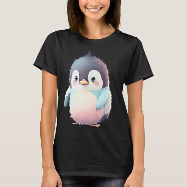 Antarctica Penguin Fans Cute Penguin Animal T Shirt (Framsida)