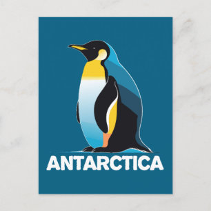 Antarctica Penguin Vykort
