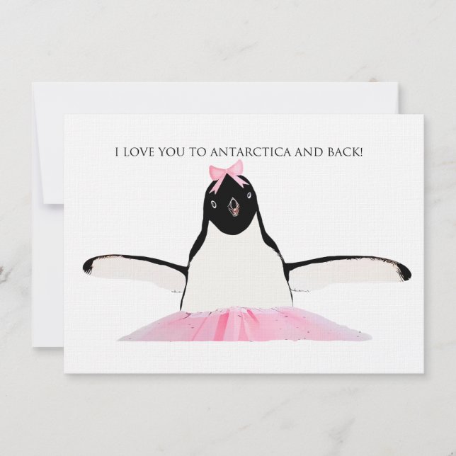 Antarctica Personlig Stationery Tack Kort (Framsida)