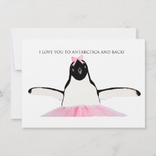 Antarctica Personlig Stationery Tack Kort