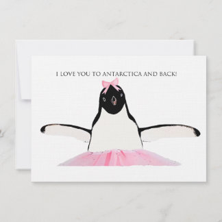 Antarctica Personlig Stationery Tack Kort