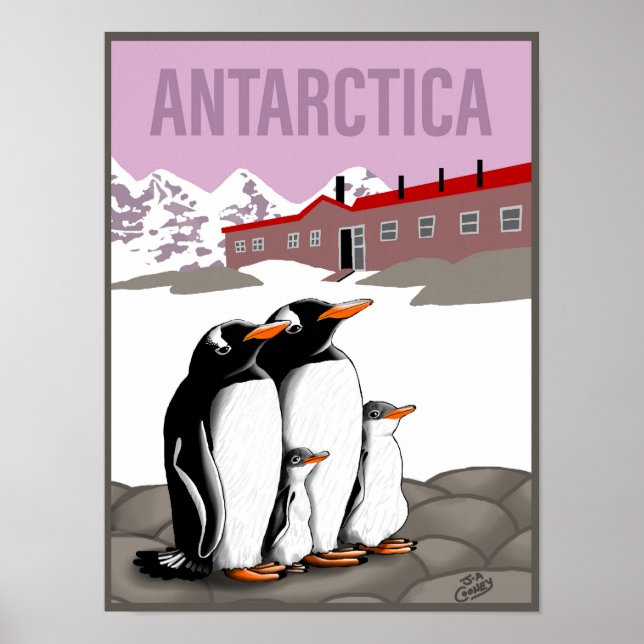 Antarctica poster (Framsidan)