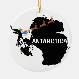Antarctica Round-julprydnad Julgransprydnad Keramik