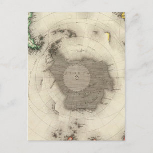 Antarctica, södra Hemisphere Vykort