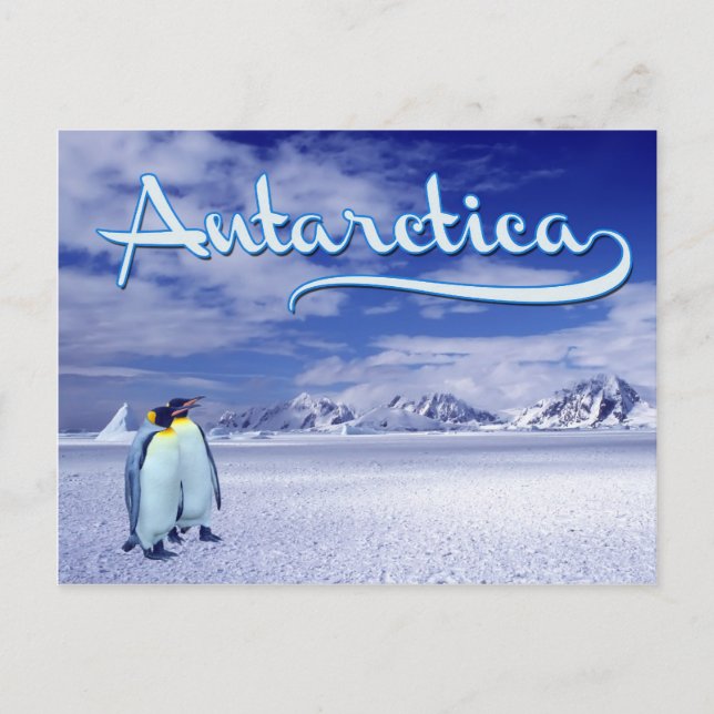 Antarctica Vykort (Framsida)