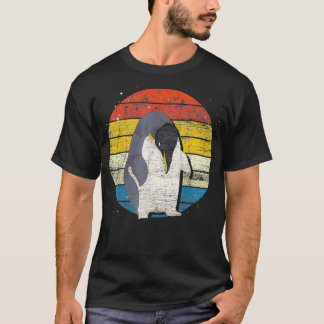 Antarctica Zoo Animal Penguin Älskare Retro Pengui T Shirt