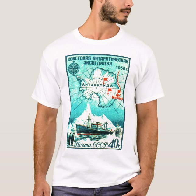 Antarktis 1956 t-shirt (Framsida)
