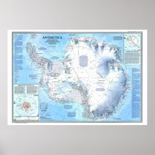 " Antarktis: 1987 KARTA ... Poster