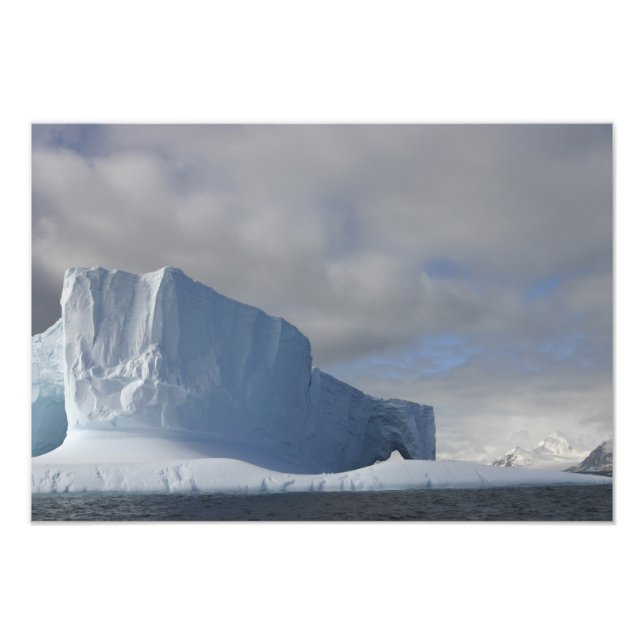 Antarktis, Bransfield Strait, Eftermiddagssol 2 Fototryck (Framsidan)