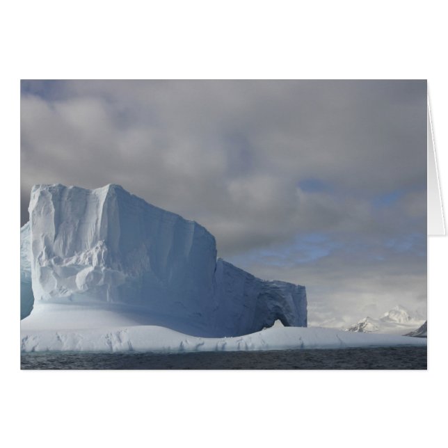 Antarktis, Bransfield Strait, Eftermiddagssol 2 Hälsningskort (Framsidan Horizontal)