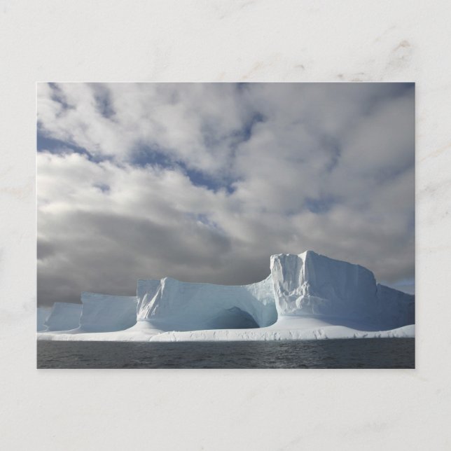 Antarktis, Bransfield Strait, Eftermiddagssol Vykort (Framsida)