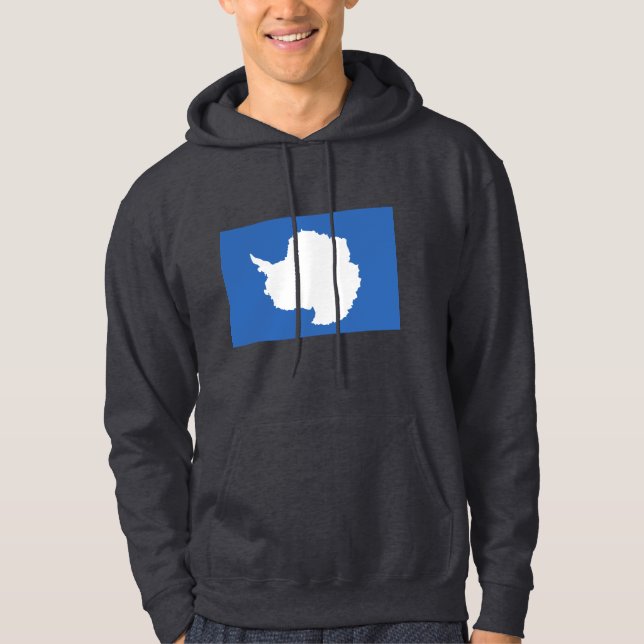Antarktis flagga hoodie (Framsida)