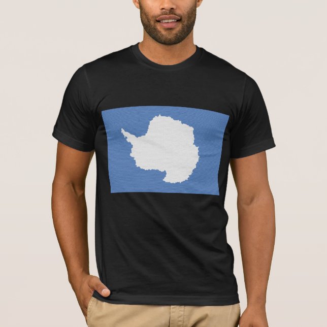 Antarktis flagga t-shirt (Framsida)