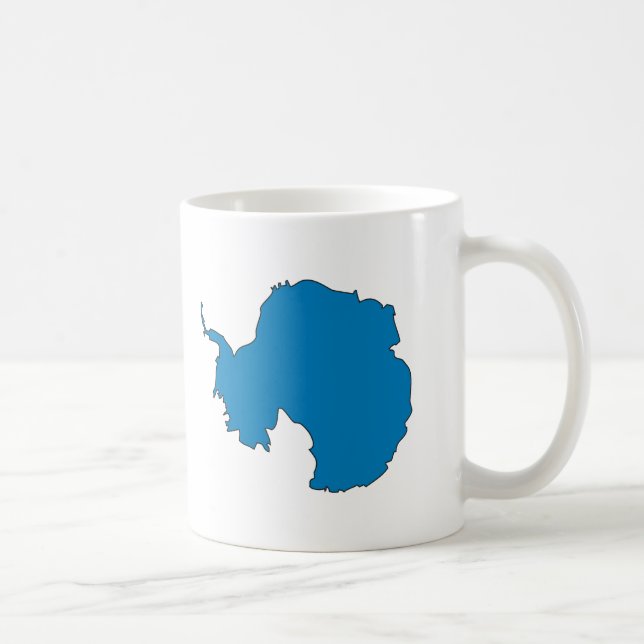 Antarktis flaggakarta kaffemugg (Höger)