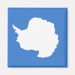 Antarktis högkvalitativ flagga magnet