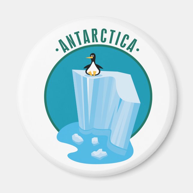 Antarktis Iceberg Magnet (Framsidan)