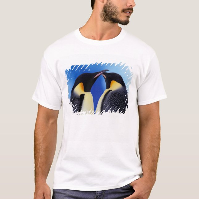 Antarktis, kejsarpingviner t-shirt (Framsida)