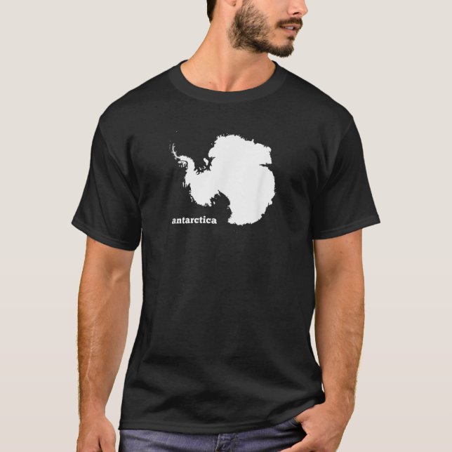 Antarktis Kontinent   T Shirt (Framsida)