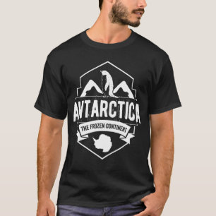 Antarktis med penguin och glaciärer t shirt